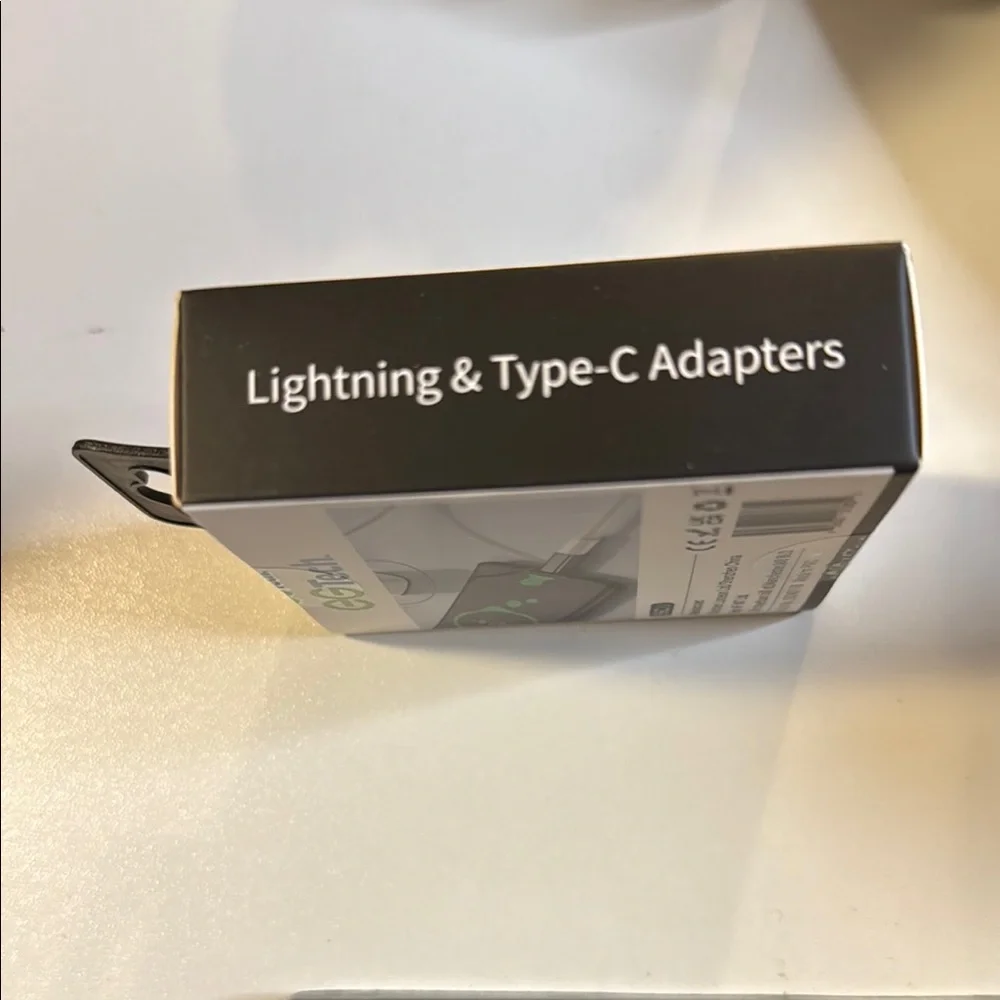 Black Lightning to Type-C Adapter Set